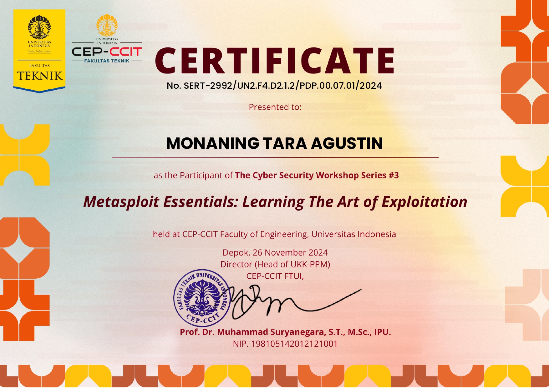 Cyber Security Workshop Series #3