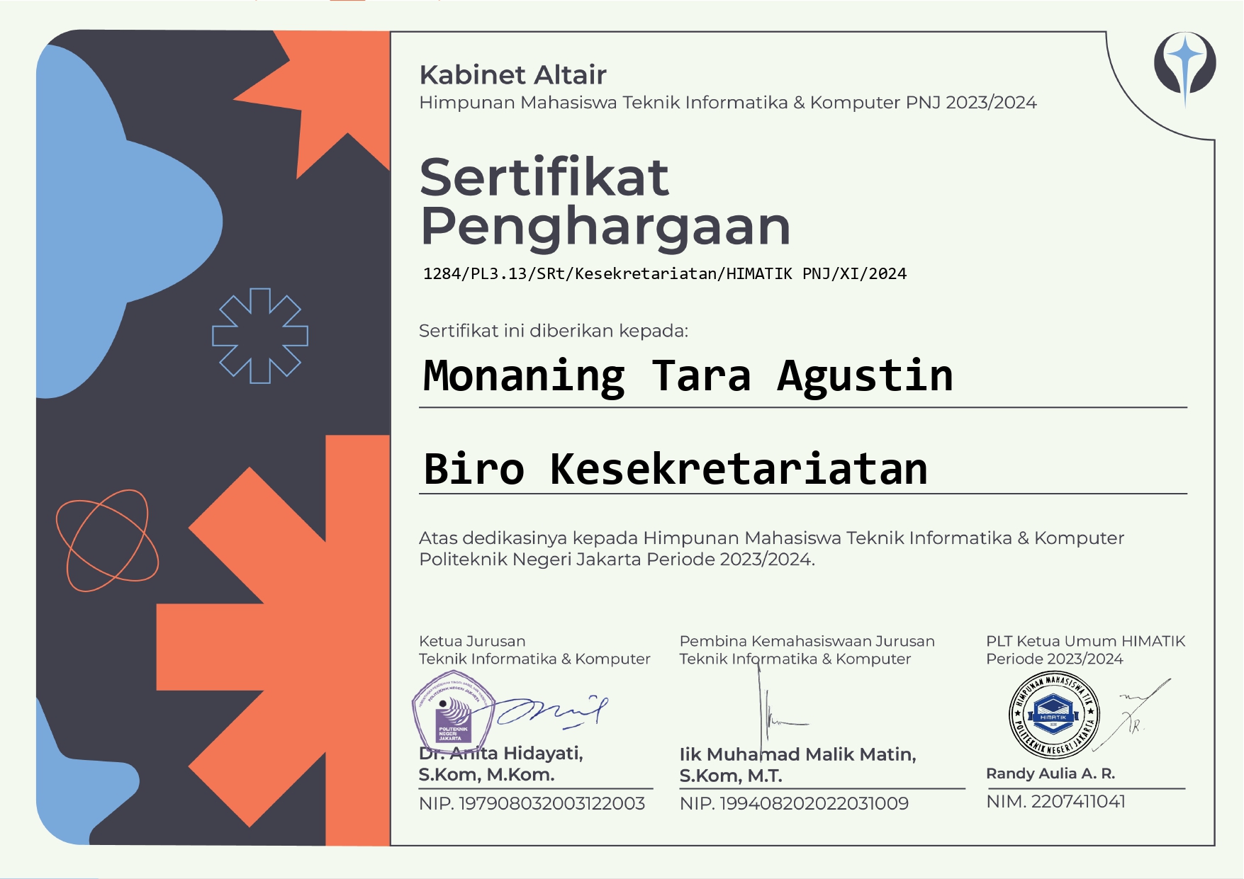 HIMATIK Secretariat Bureau